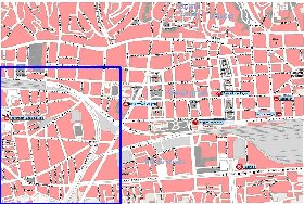 mapa de Zagreb