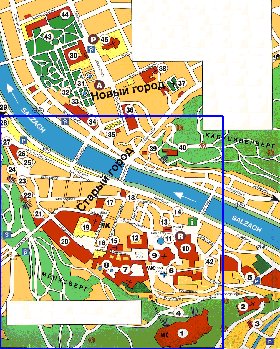 mapa de Salzburgo em alemao