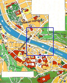 mapa de Salzburgo em alemao