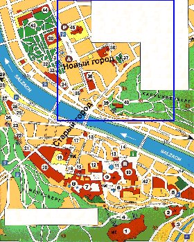 mapa de Salzburgo em alemao