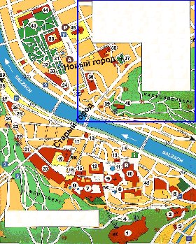 mapa de Salzburgo em alemao