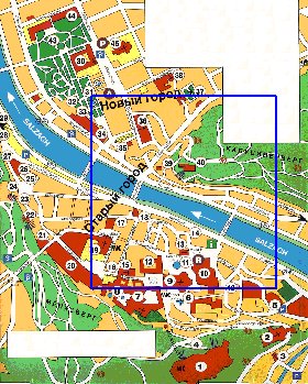 mapa de Salzburgo em alemao