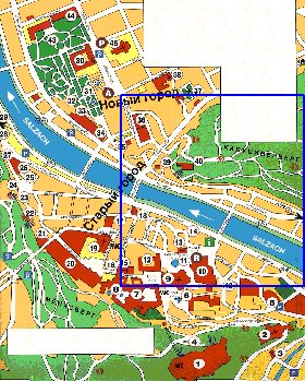 carte de Salzbourg en allemand