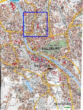 carte de Salzbourg