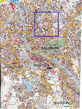 carte de Salzbourg