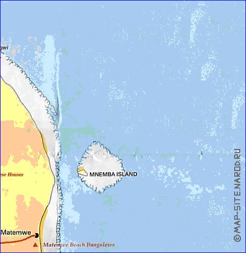 carte de Zanzibar