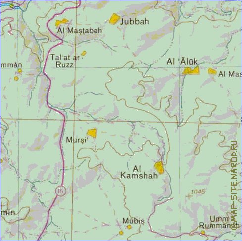 mapa de Cisjordania