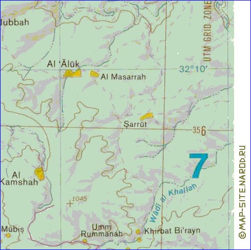 mapa de Cisjordania