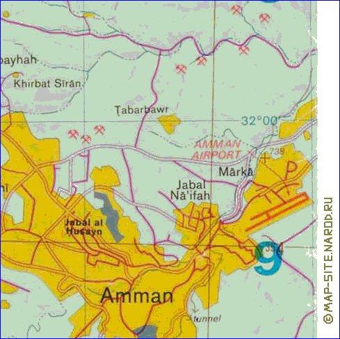 mapa de Cisjordania