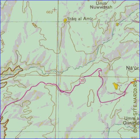 mapa de Cisjordania