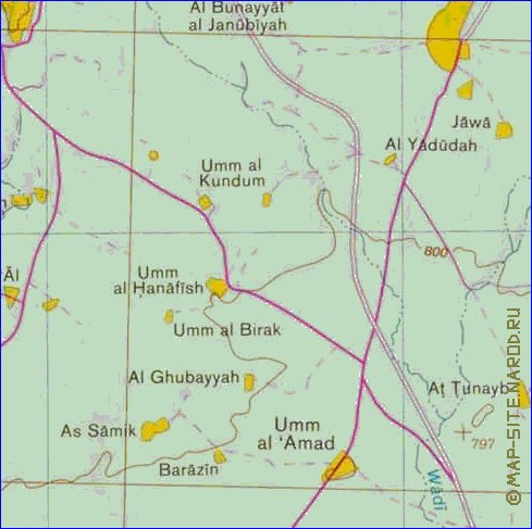 mapa de Cisjordania