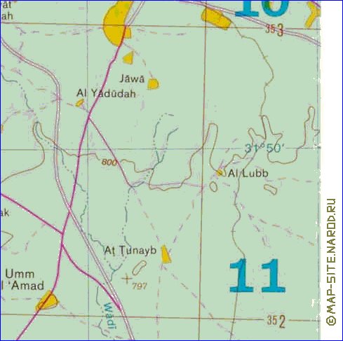 mapa de Cisjordania