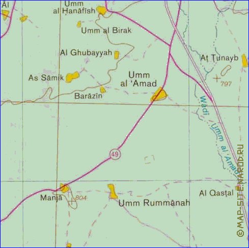 mapa de Cisjordania