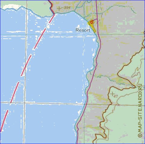 carte de Cisjordanie