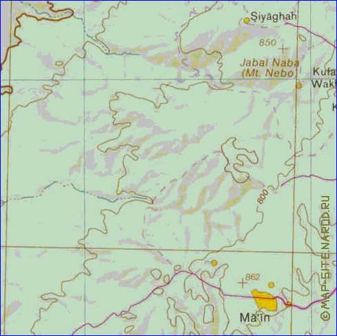 mapa de Cisjordania