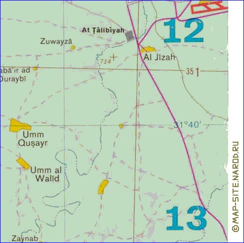 mapa de Cisjordania