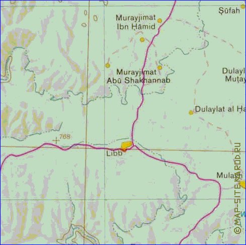 mapa de Cisjordania