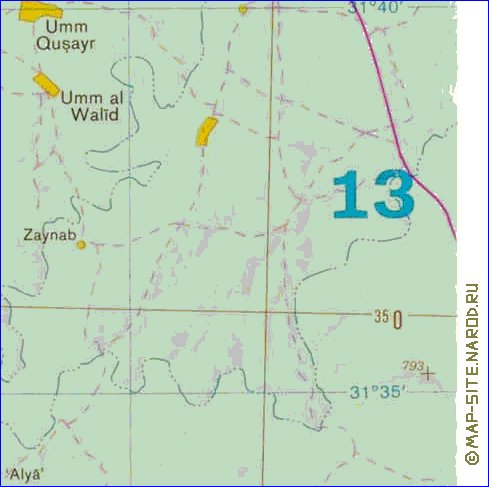 mapa de Cisjordania