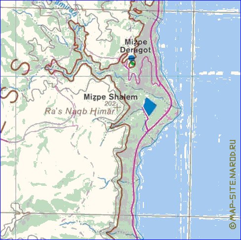 mapa de Cisjordania