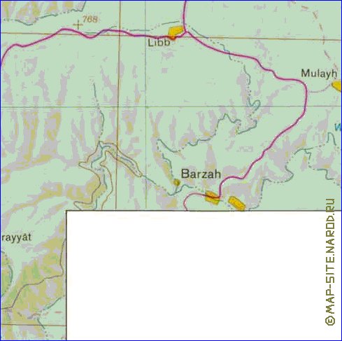 mapa de Cisjordania