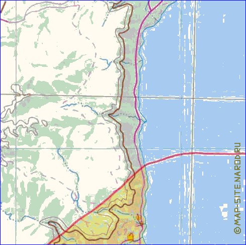 mapa de Cisjordania