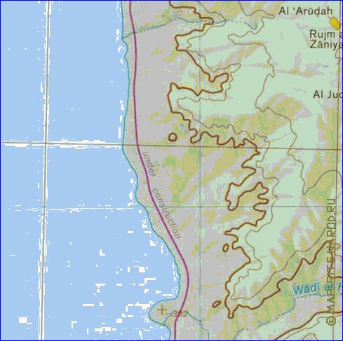 mapa de Cisjordania