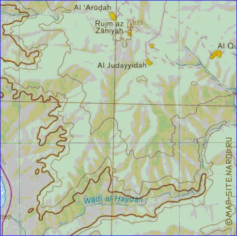 mapa de Cisjordania