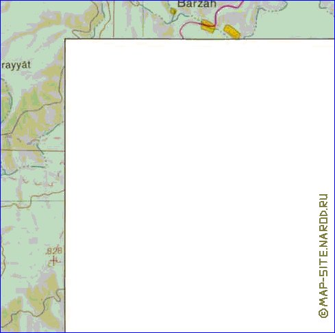 mapa de Cisjordania