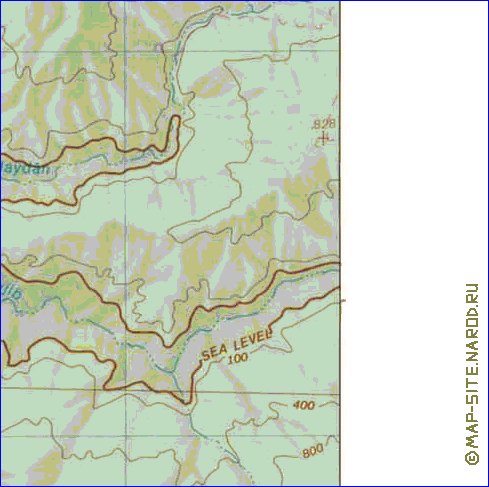 mapa de Cisjordania