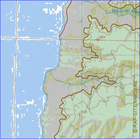 mapa de Cisjordania