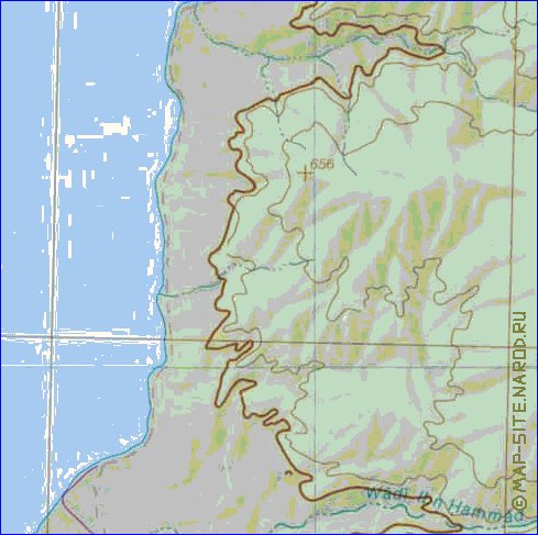 mapa de Cisjordania