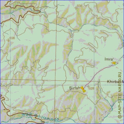 mapa de Cisjordania