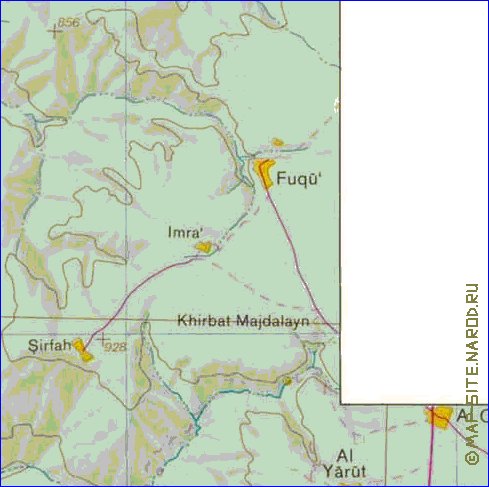 mapa de Cisjordania