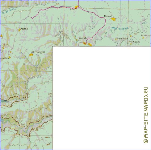 mapa de Cisjordania