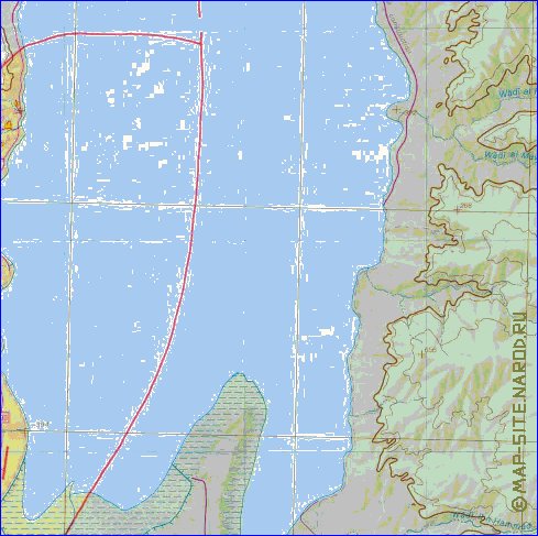 mapa de Cisjordania