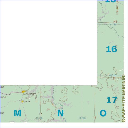 mapa de Cisjordania