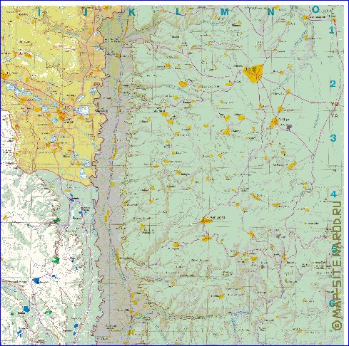 carte de Cisjordanie