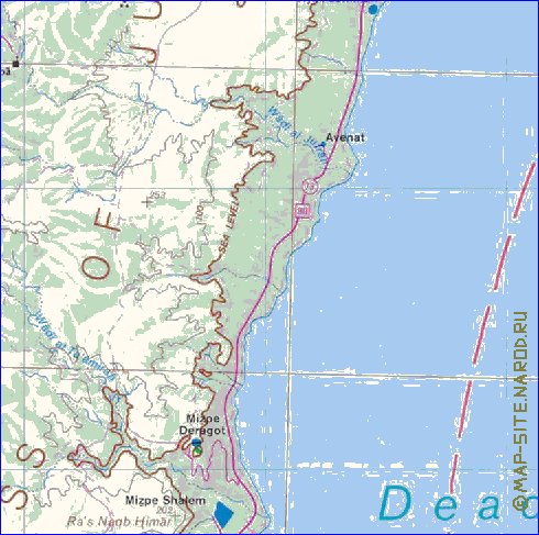 mapa de Cisjordania