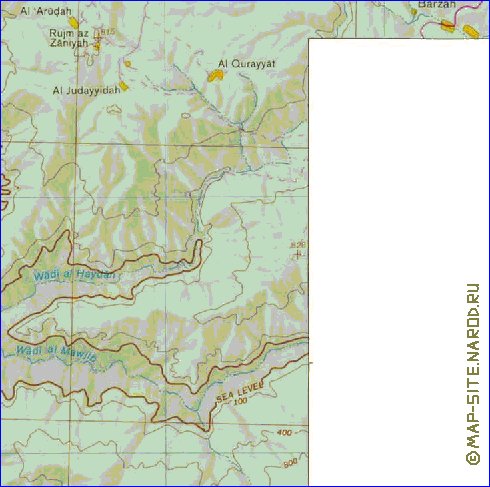 mapa de Cisjordania