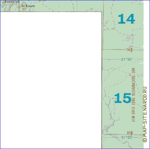 mapa de Cisjordania