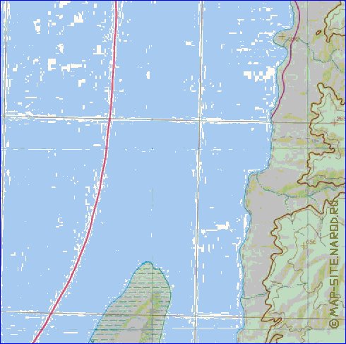 mapa de Cisjordania