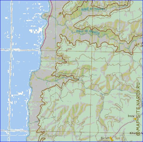 mapa de Cisjordania