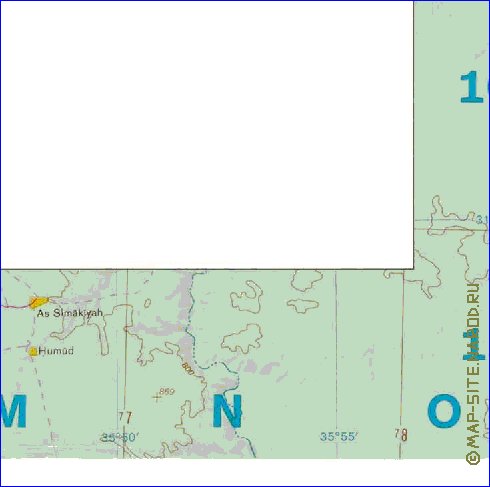 mapa de Cisjordania