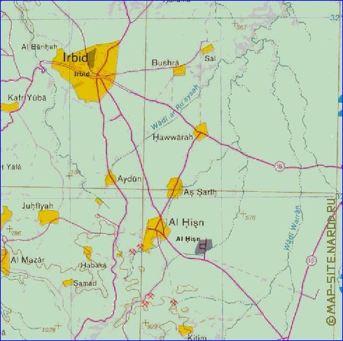 mapa de Cisjordania