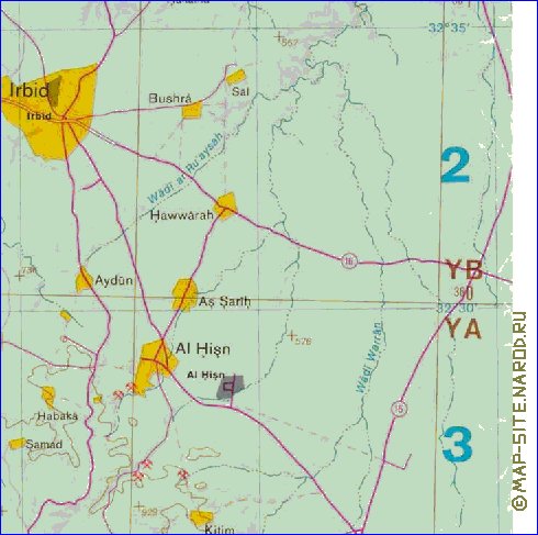 mapa de Cisjordania