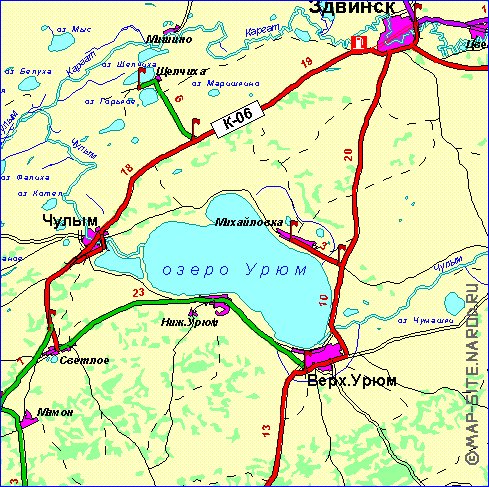 Карта каргата новосибирской области с улицами и номерами домов