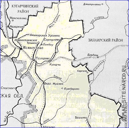 Карта кугарчинский район республики башкортостан