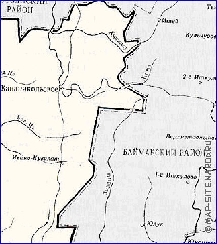 Баймакский район деревня манхыр карта