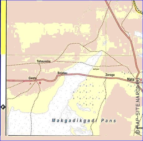 carte de Zimbabwe